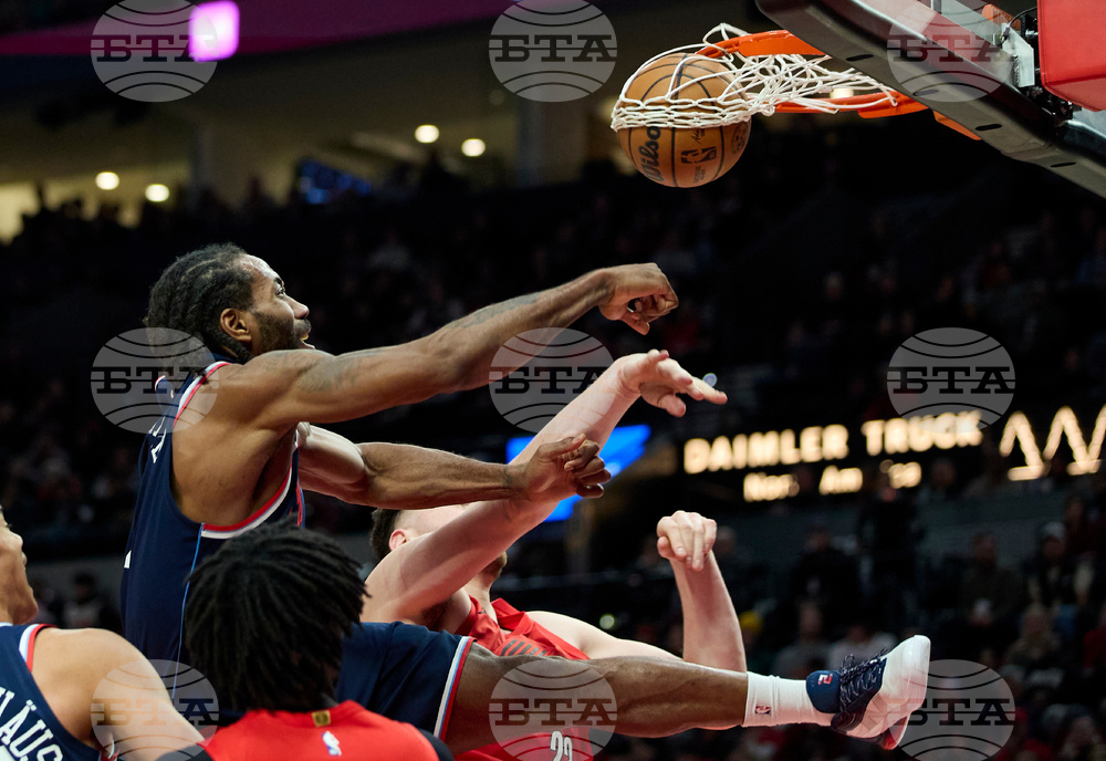 Clippers Trail Blazers Basketball