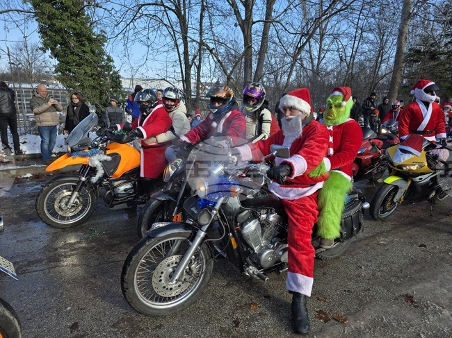 Плевен - Мото Коледа - шествие