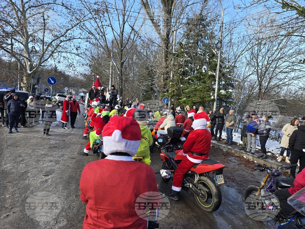 Плевен - Мото Коледа - шествие