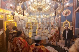 Кабиленски манастир - тържествена литургия - Сливенски митрополит Арсений