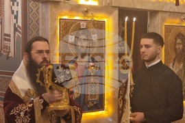 Кабиленски манастир - тържествена литургия - Сливенски митрополит Арсений