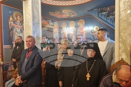 Кабиленски манастир - тържествена литургия - Сливенски митрополит Арсений