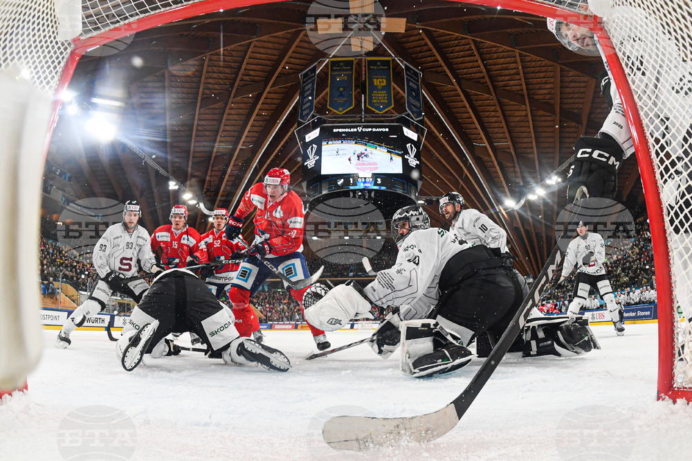 APTOPIX Switzerland Spengler Cup Hockey