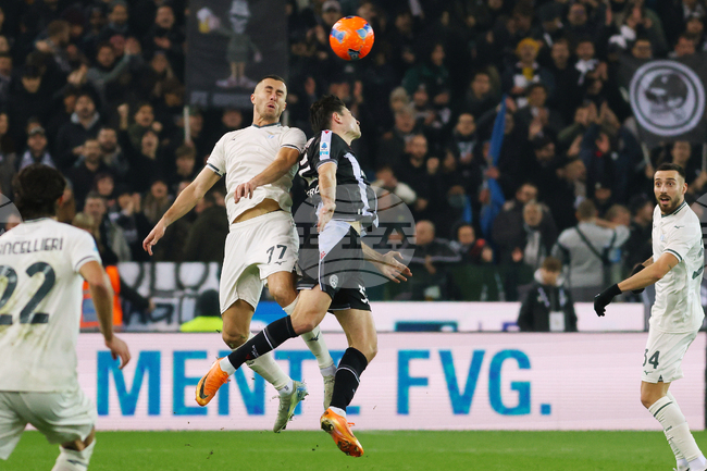 Удинезе измъкна точка от Лацио с гол в добавеното време