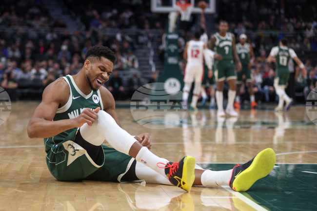 Bucks-Antetokounmpo Basketball