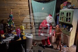 APTOPIX Argentina Christmas