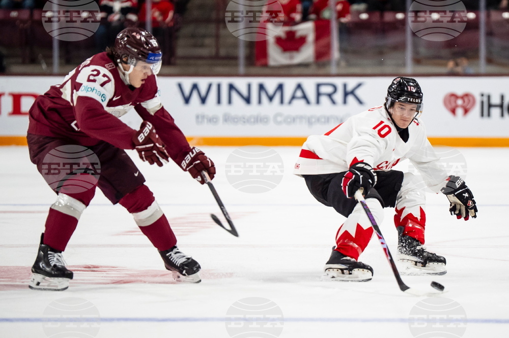 World Juniors Canada Latvia Hockey