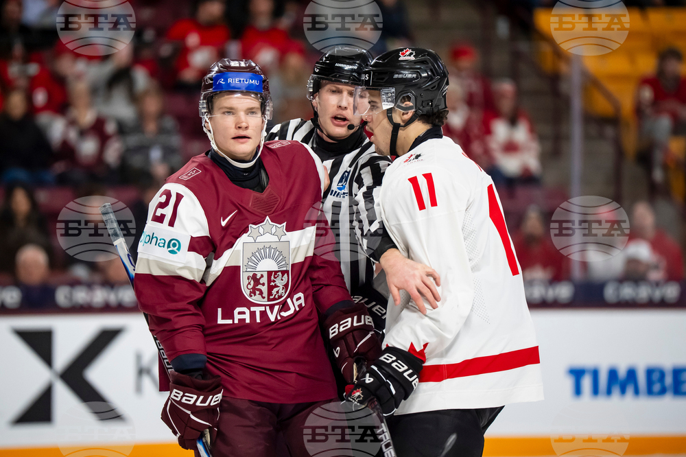 World Juniors Canada Latvia Hockey