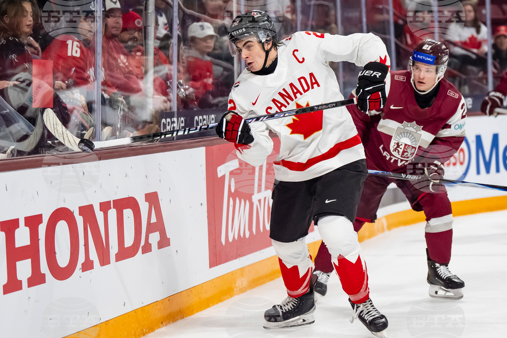 World Juniors Canada Latvia Hockey