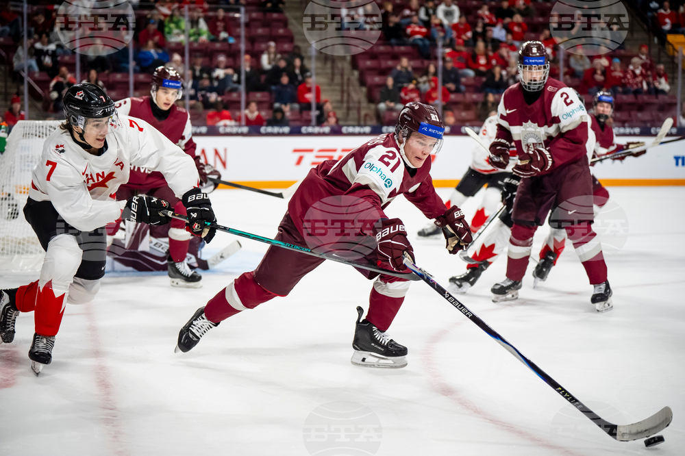 World Juniors Canada Latvia Hockey