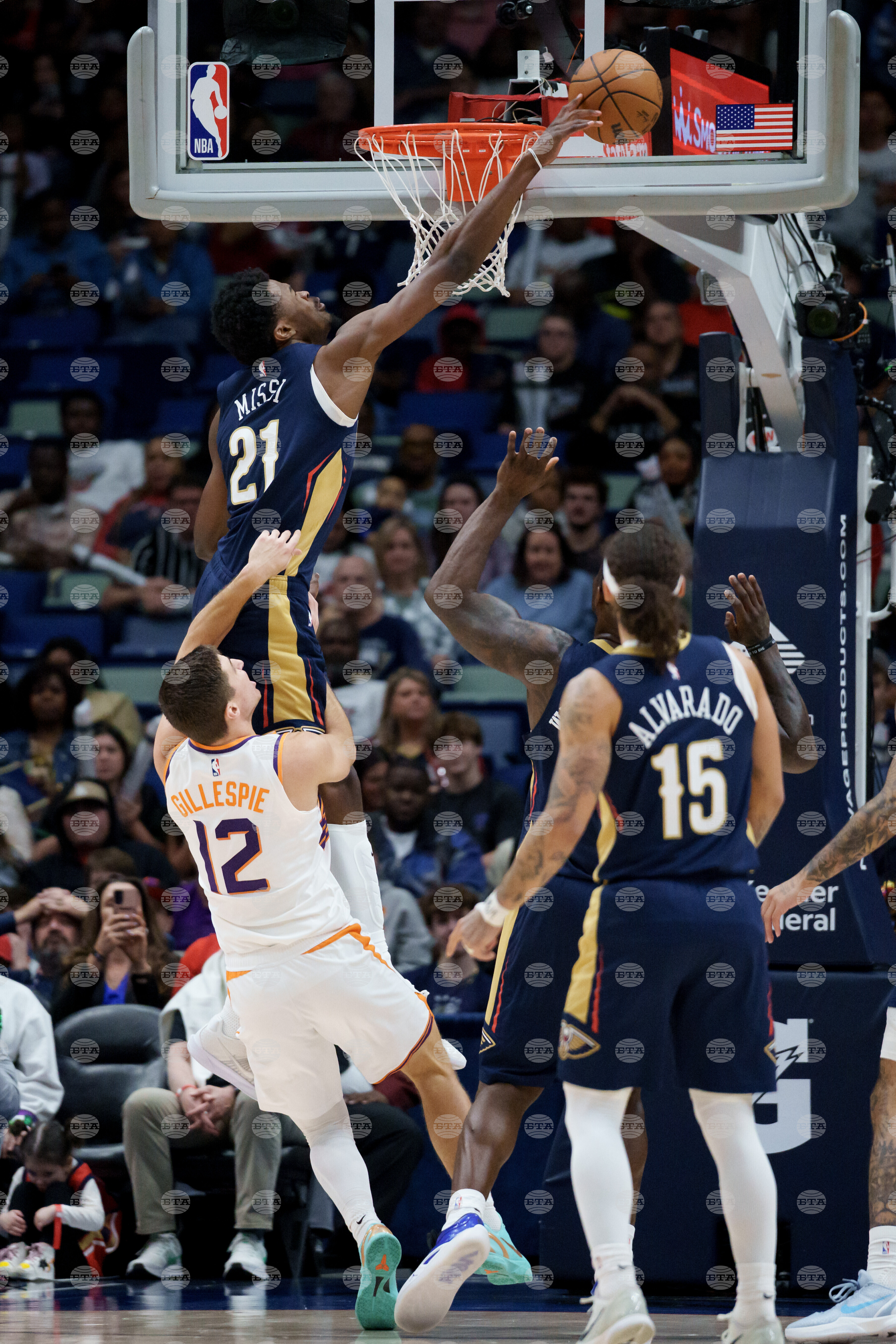Suns Pelicans Basketball