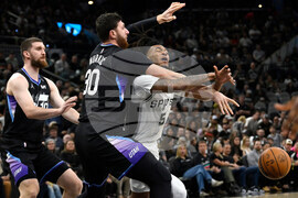 Jazz Spurs Basketball