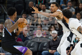 Jazz Spurs Basketball