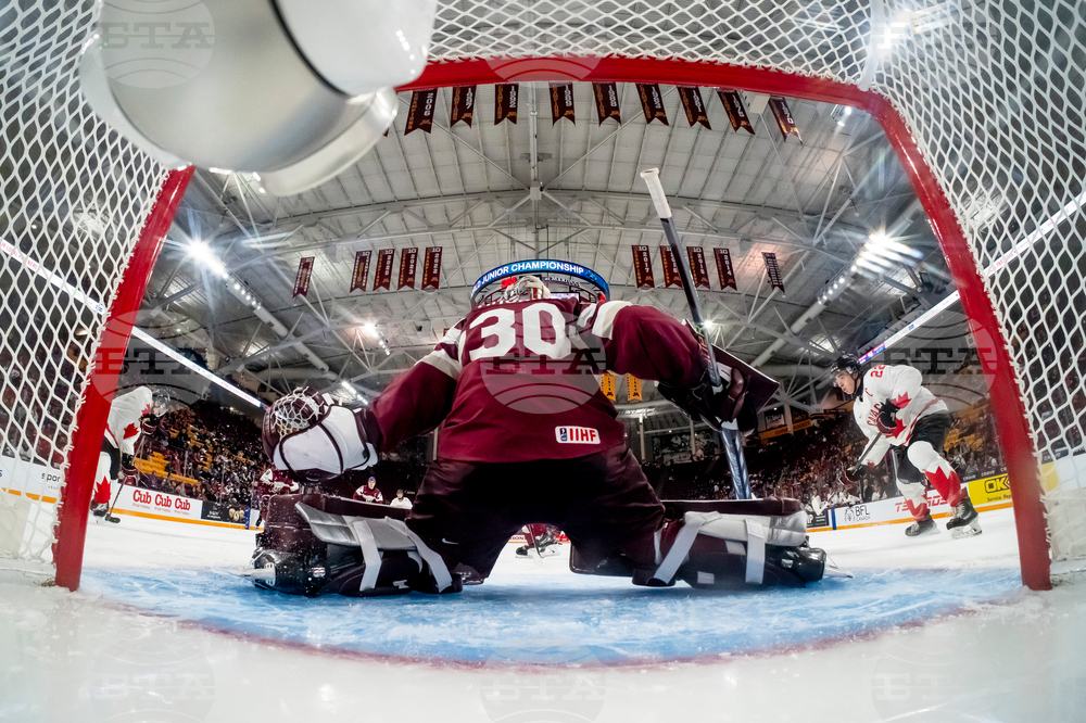 World Juniors Canada Latvia Hockey