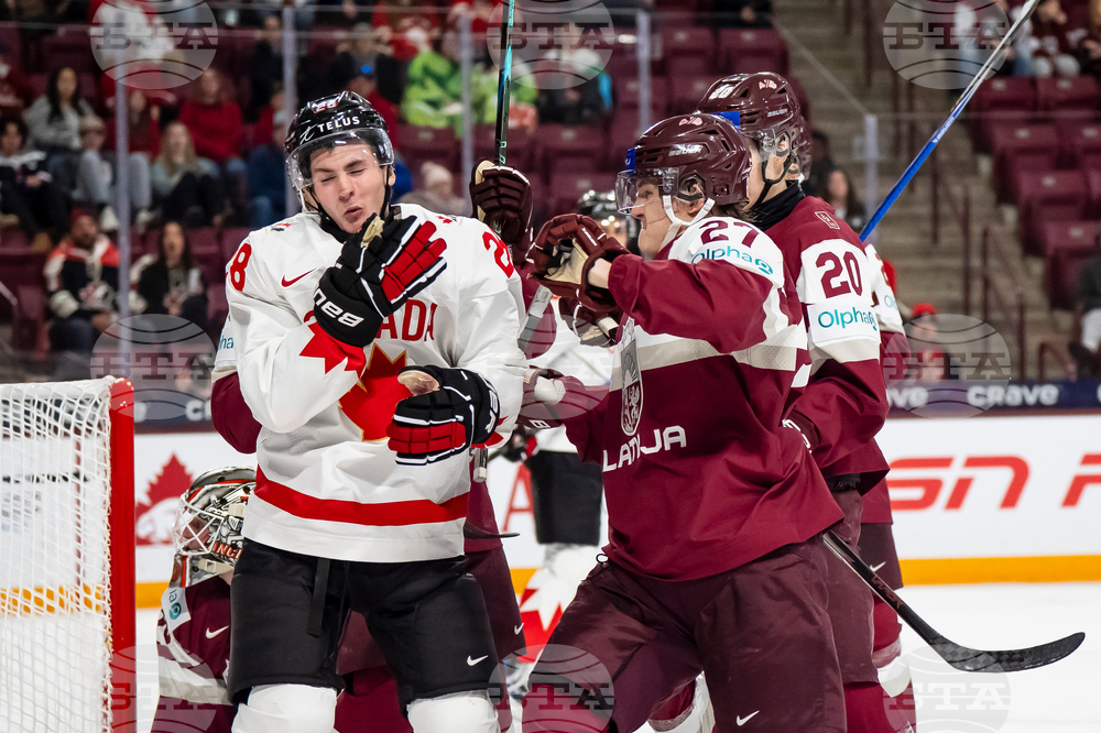World Juniors Canada Latvia Hockey