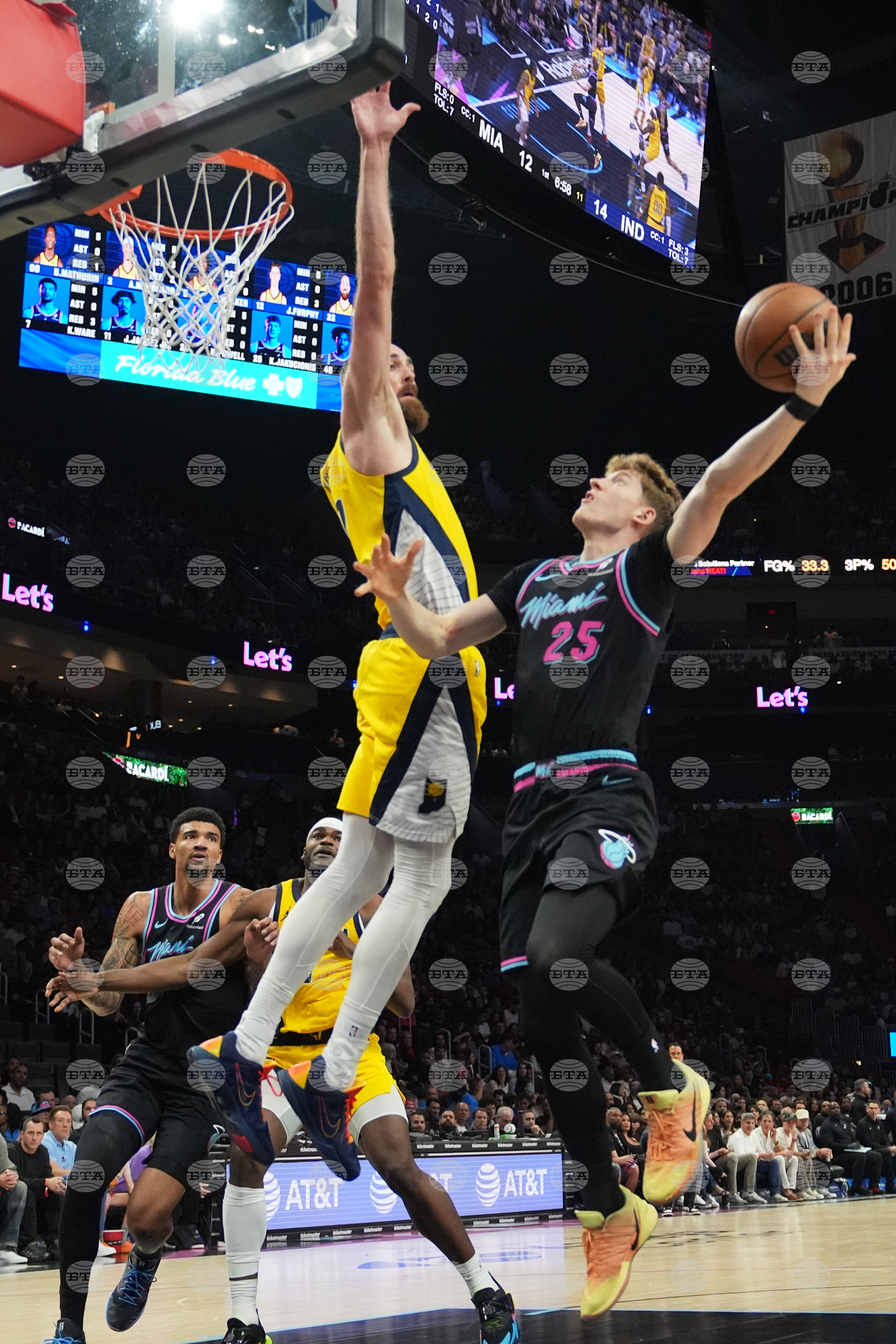 Pacers Heat Basketball