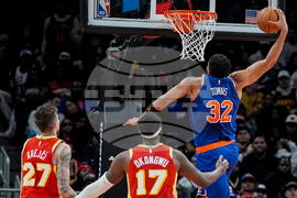 Knicks Hawks Basketball