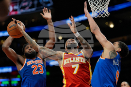 Knicks Hawks Basketball