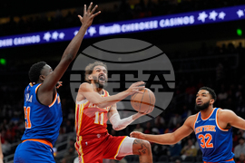 Knicks Hawks Basketball