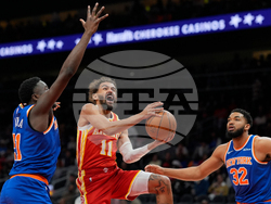 Knicks Hawks Basketball