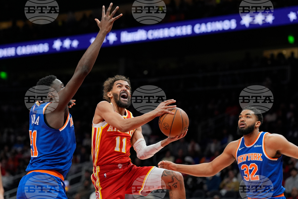 Knicks Hawks Basketball