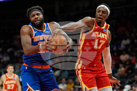 Knicks Hawks Basketball