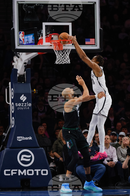 Nets Timberwolves Basketball