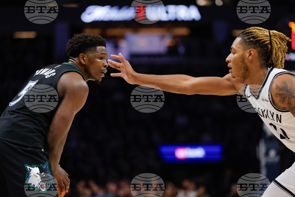 Nets Timberwolves Basketball