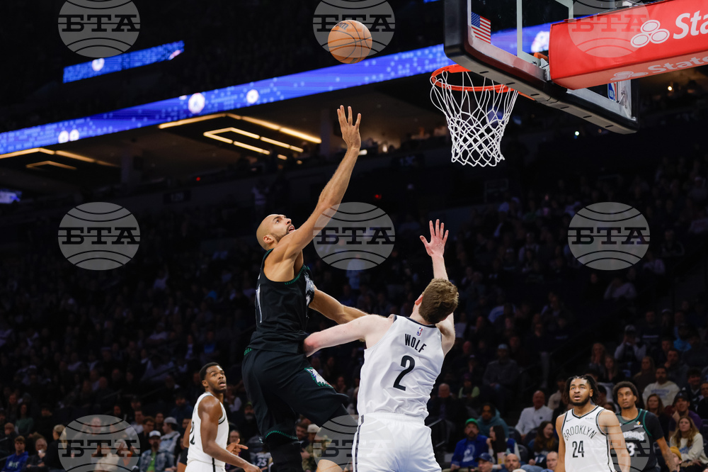 Nets Timberwolves Basketball