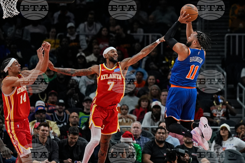 Knicks Hawks Basketball