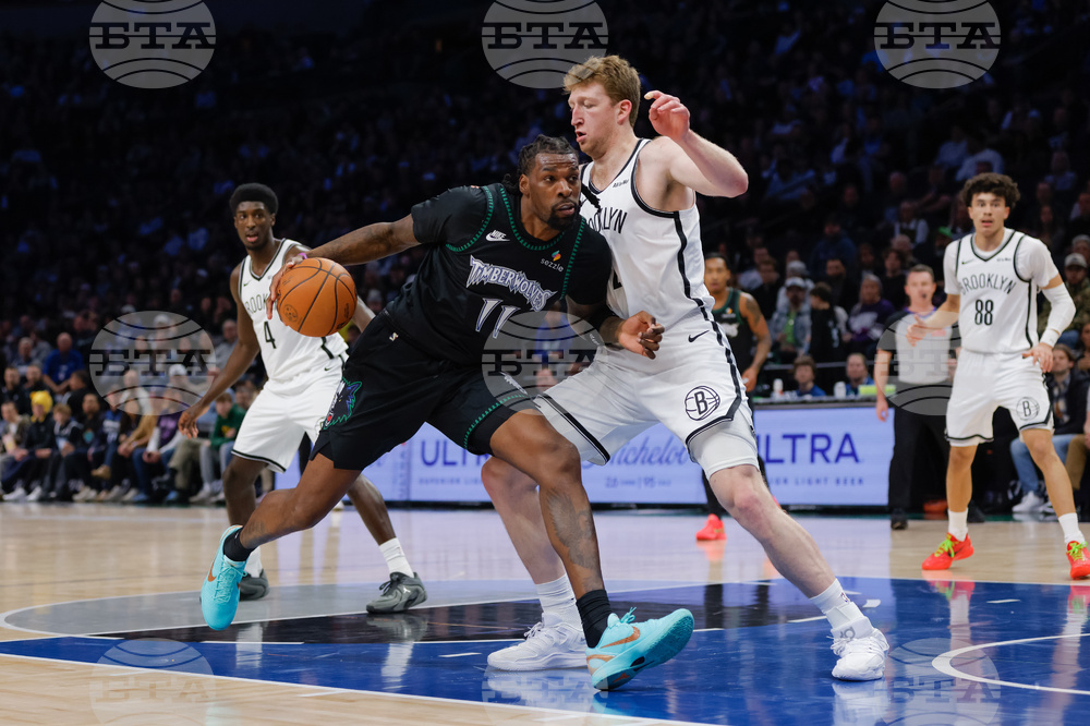 Nets Timberwolves Basketball