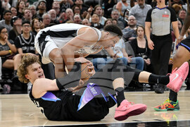 Jazz Spurs Basketball