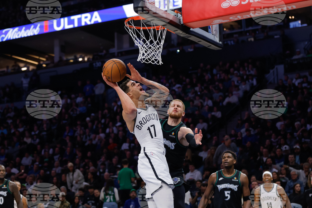 Nets Timberwolves Basketball