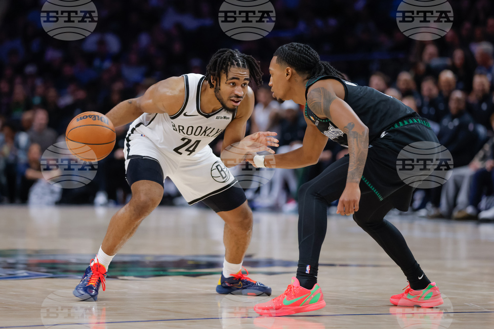 Nets Timberwolves Basketball