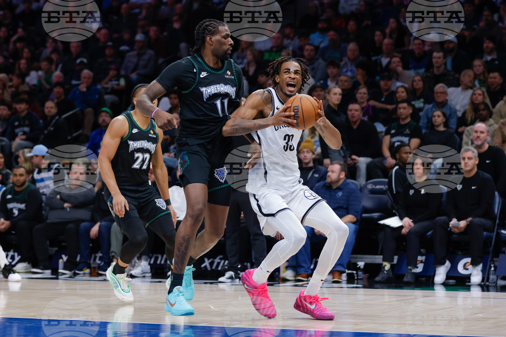 Nets Timberwolves Basketball