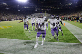 APTOPIX Ravens Packers Football
