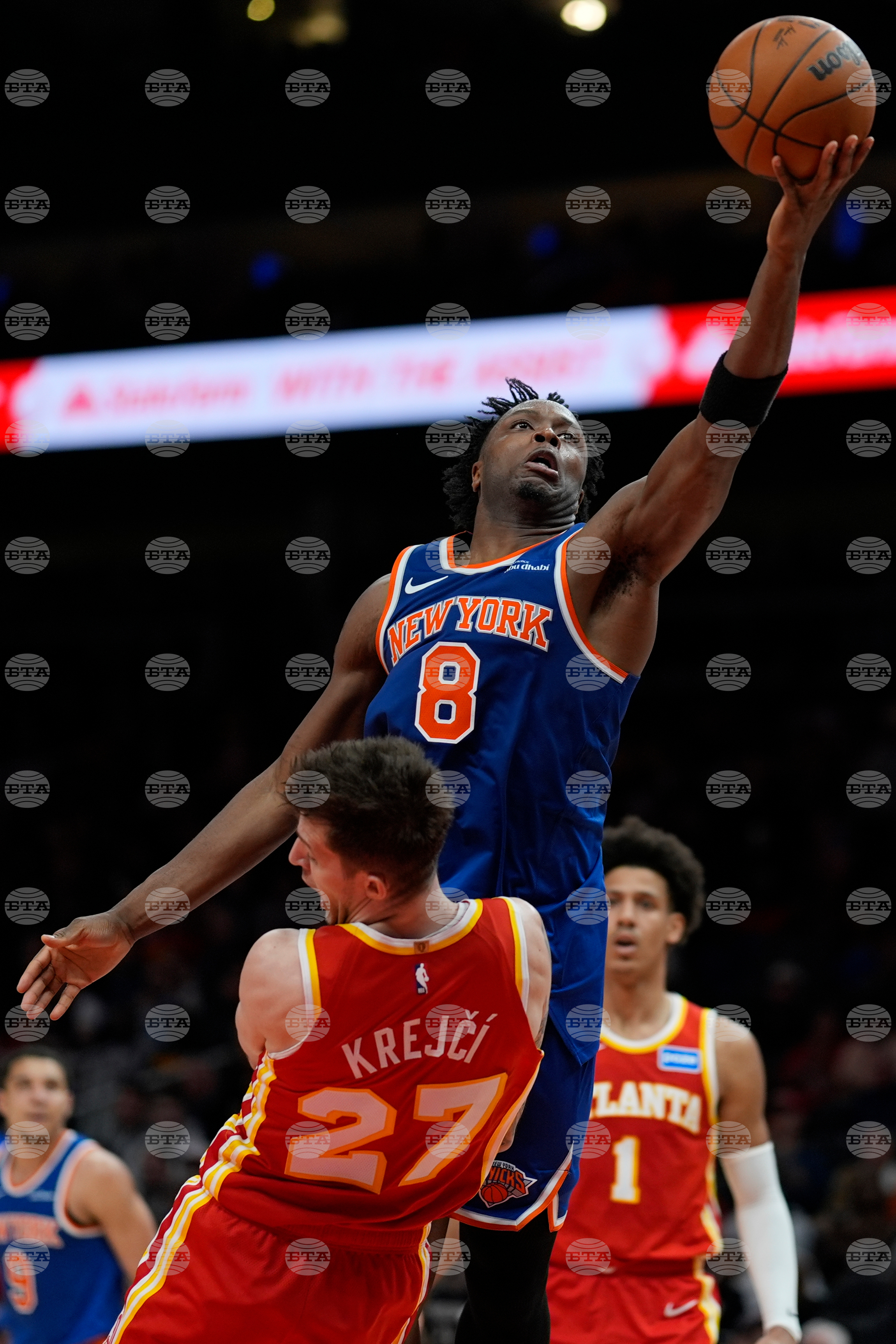 Knicks Hawks Basketball