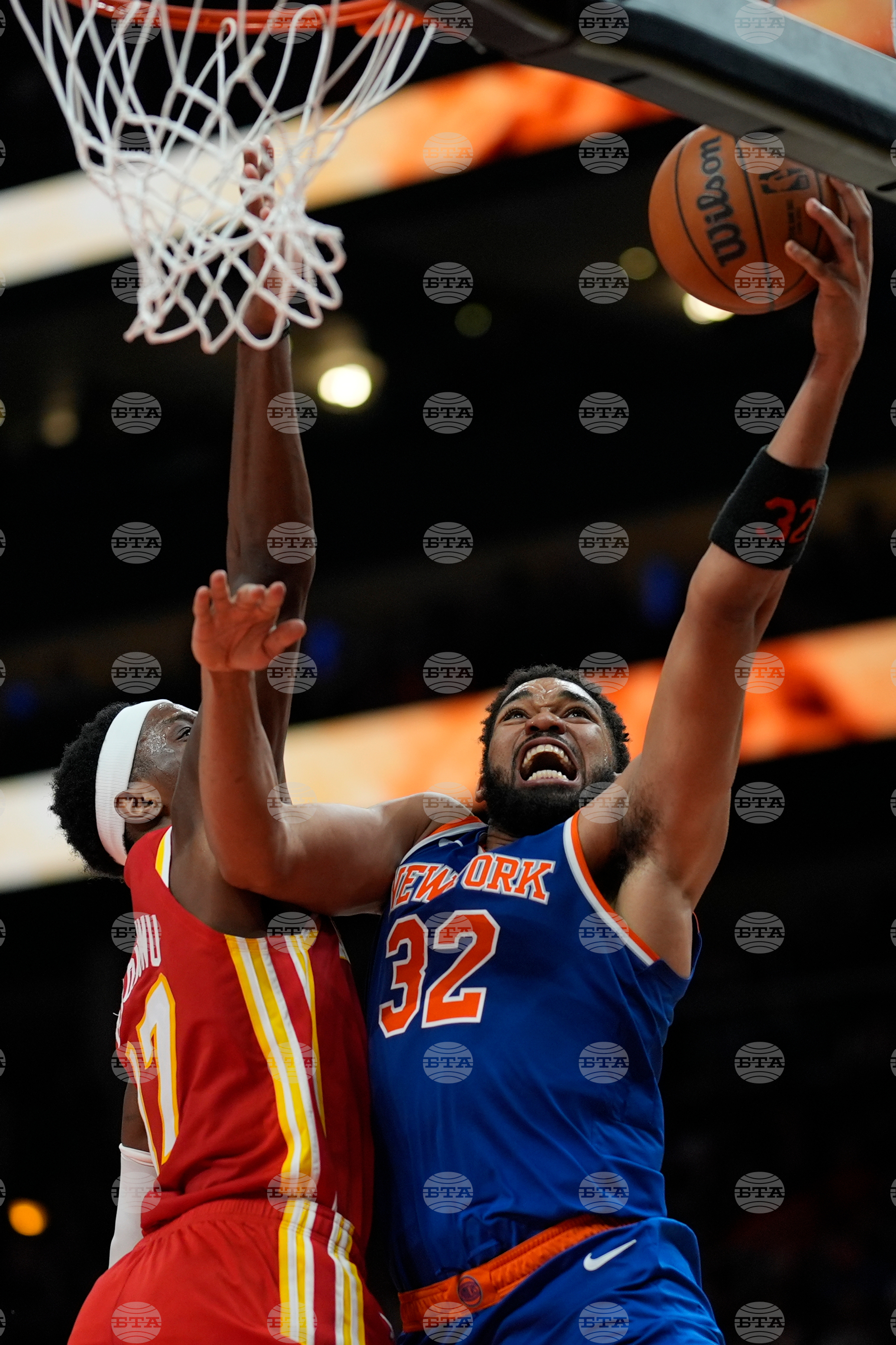 Knicks Hawks Basketball