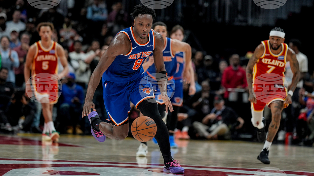 Knicks Hawks Basketball