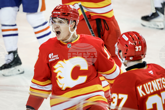 Oilers Flames Hockey