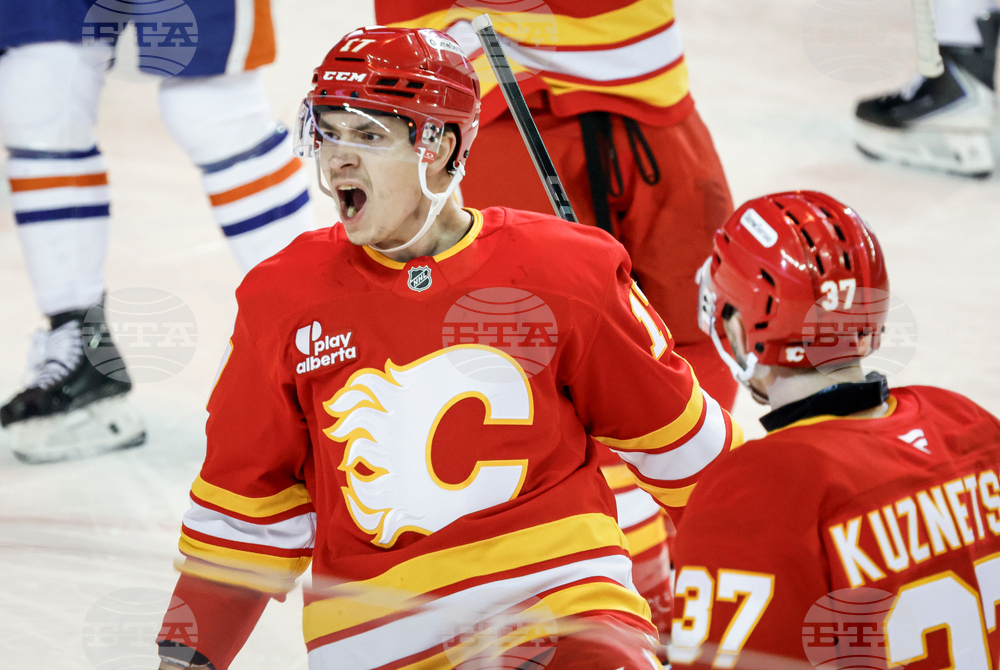 Oilers Flames Hockey