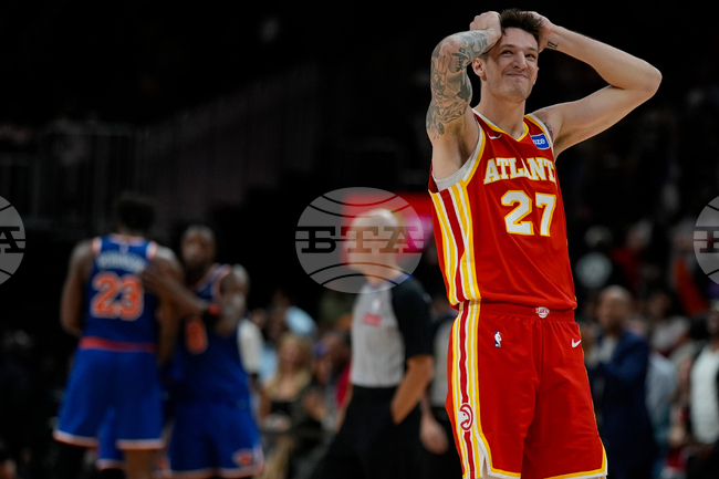 APTOPIX Knicks Hawks Basketball