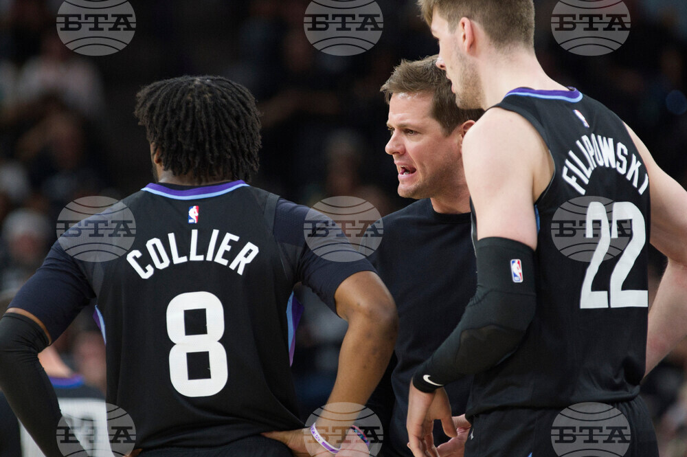 Jazz Spurs Basketball