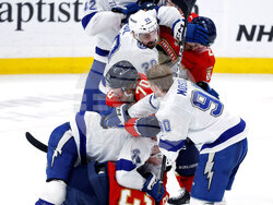 APTOPIX Lightning Panthers Hockey