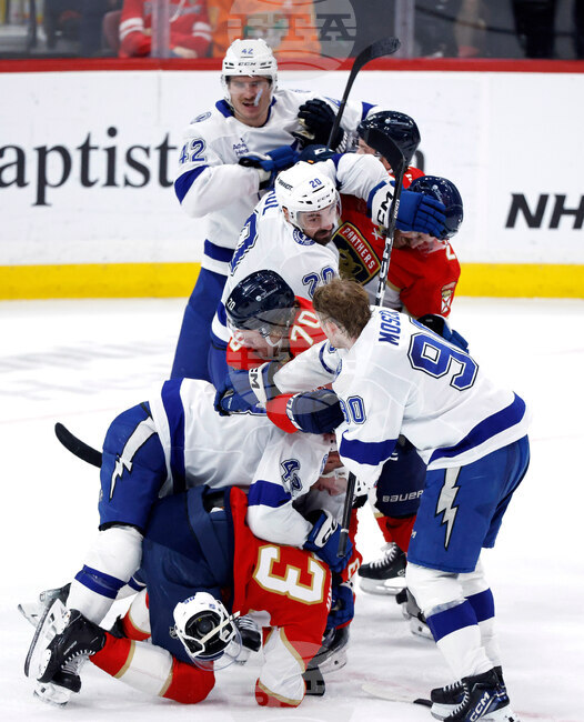 APTOPIX Lightning Panthers Hockey