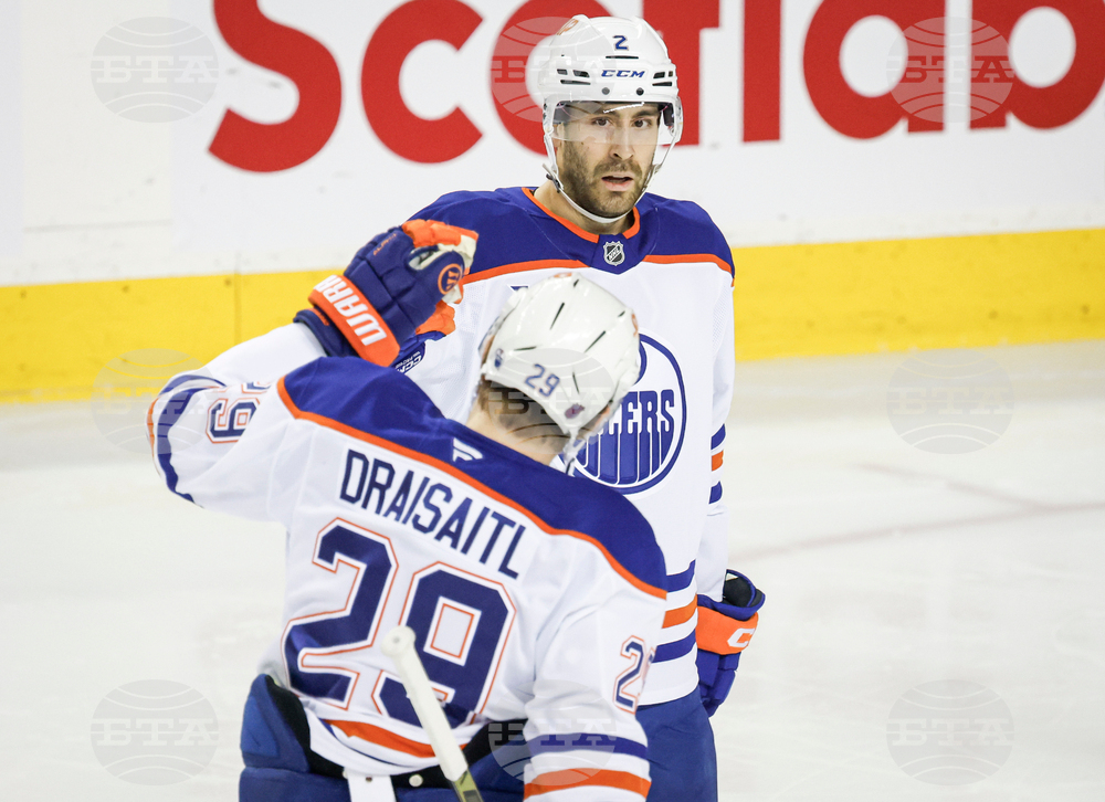 Oilers Flames Hockey