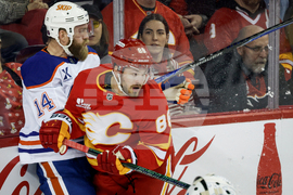 Oilers Flames Hockey