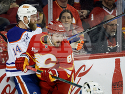 Oilers Flames Hockey