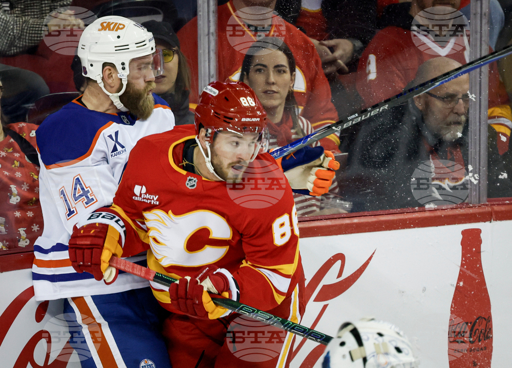 Oilers Flames Hockey