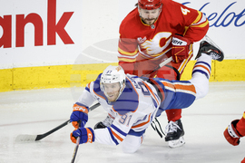 Oilers Flames Hockey